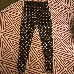 Marine Serre Brown all over moon printed leggings